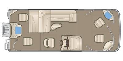 2021 Bennington 24' Tri-Toon Package with 150 HP!- Layout Choice in Spearfish, South Dakota - Photo 11