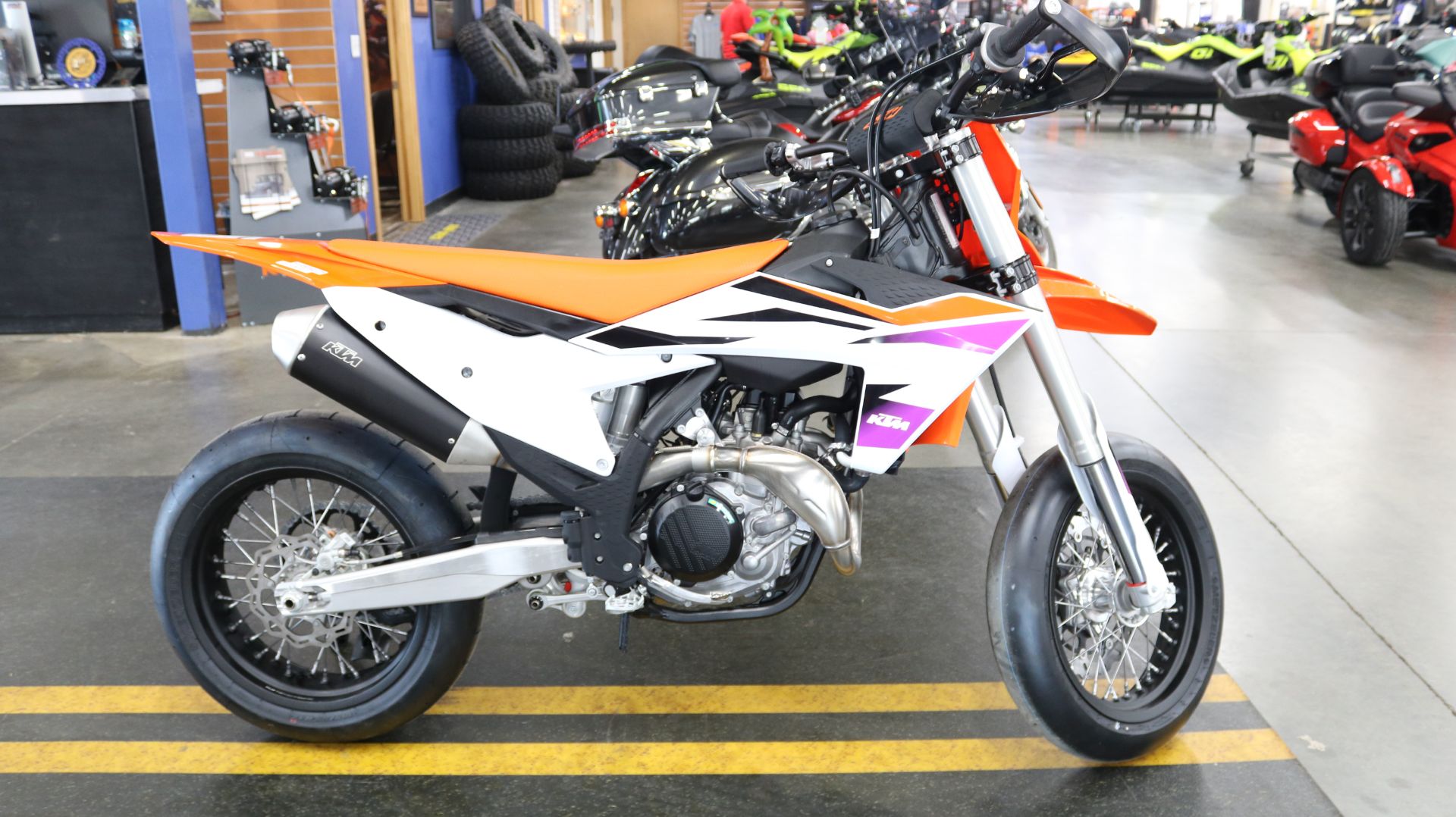 New 2024 KTM 450 SMR Orange Motorcycles For Sale in Grimes, Iowa