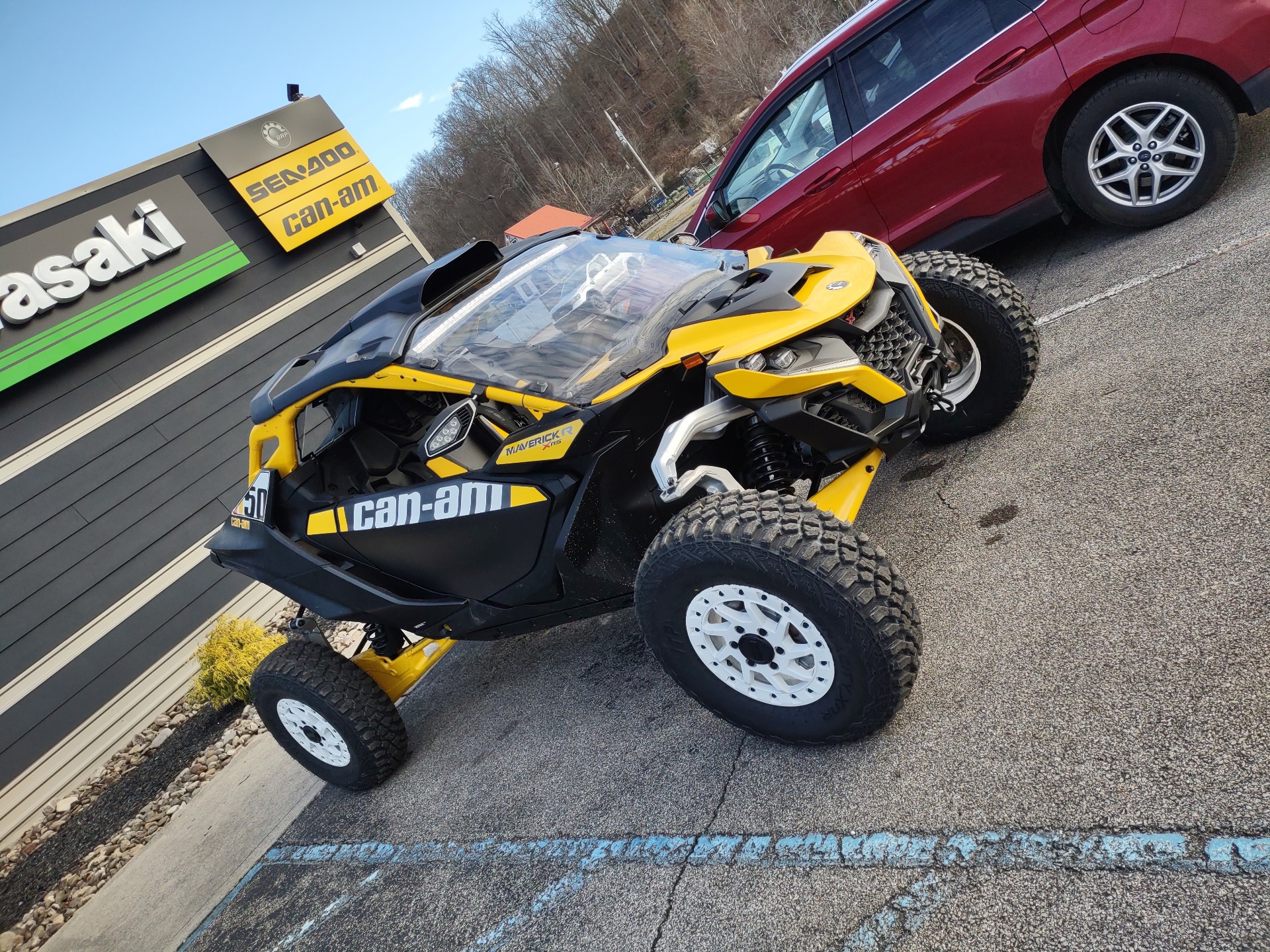 2024 Can-Am Maverick R X RS with Smart-Shox 999T DCT in Barboursville, West Virginia - Photo 7