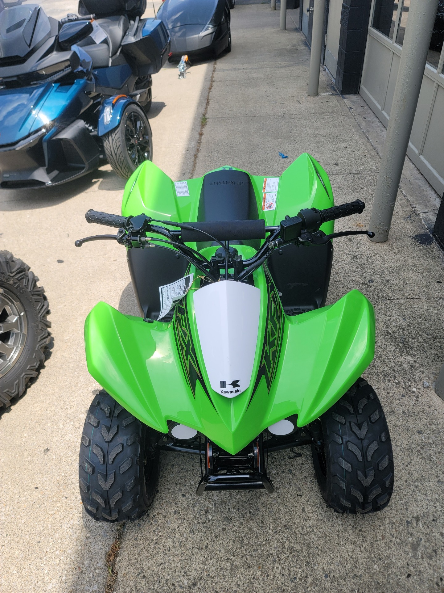 Nuværende sikkerhedsstillelse afhængige New 2021 Kawasaki KFX 50 Lime Green | ATVs in West Virginia | 10362