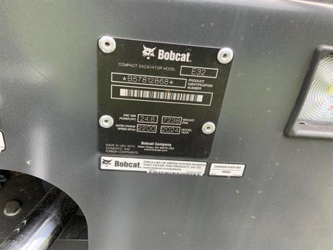 2024 Bobcat E32 in Mineral Wells, West Virginia - Photo 8