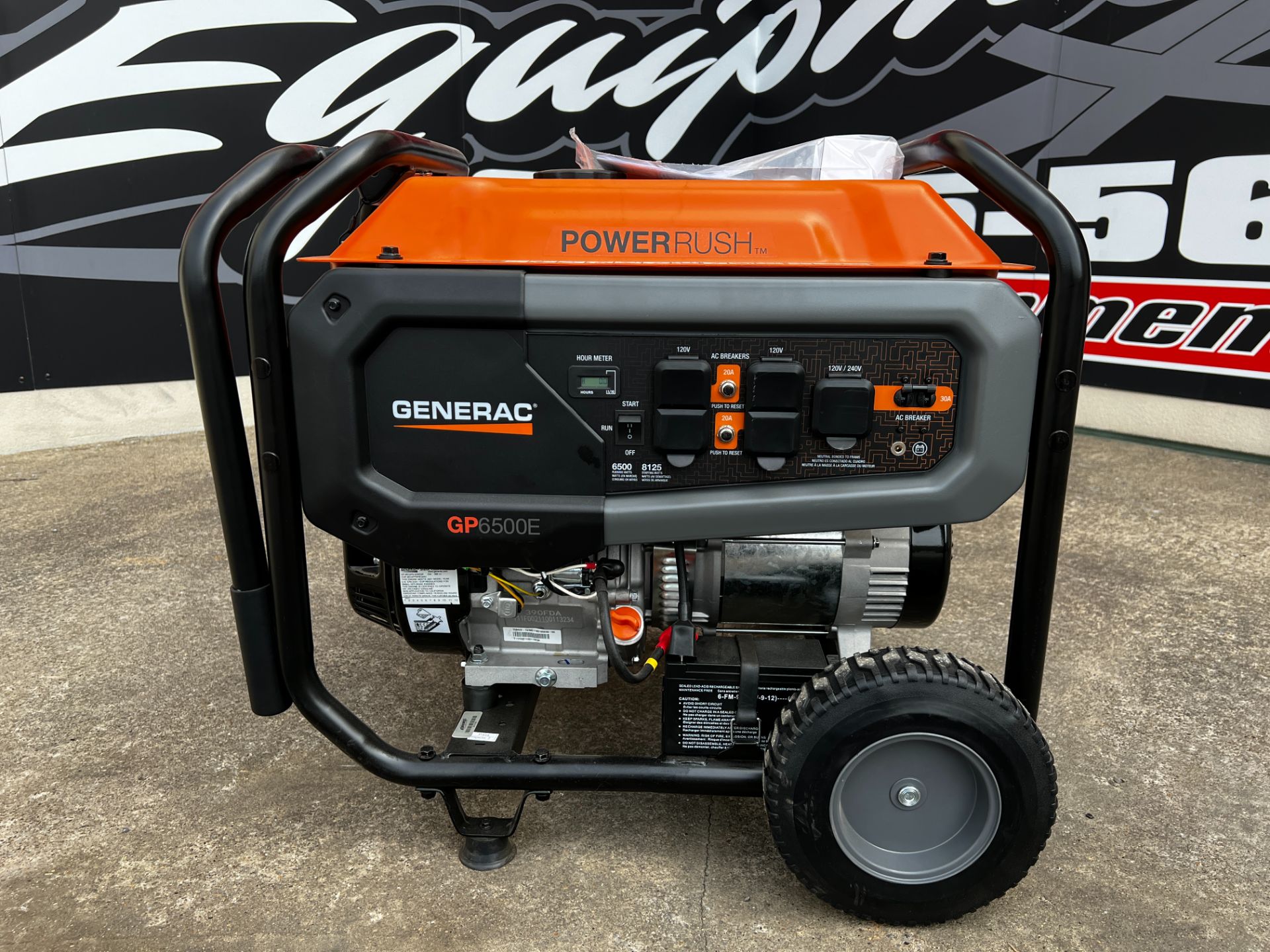 New Generac GP6500E CSA, Clearfield PA | Specs, Price, Photos | Black ...