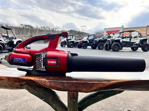 Toro 60V MAX 110 mph Brushless Leaf Blower w/ 2.0Ah Battery in Clearfield, Pennsylvania - Photo 8