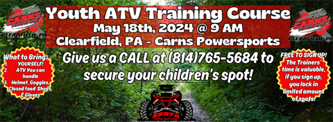 SSRT ATV Youth Training Course - FREE TO ALL YOUTH RIDERS!