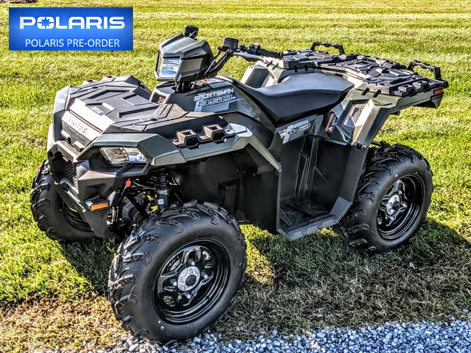 New 21 Polaris Sportsman 850 Sage Green Atvs In Annville Pa Mna