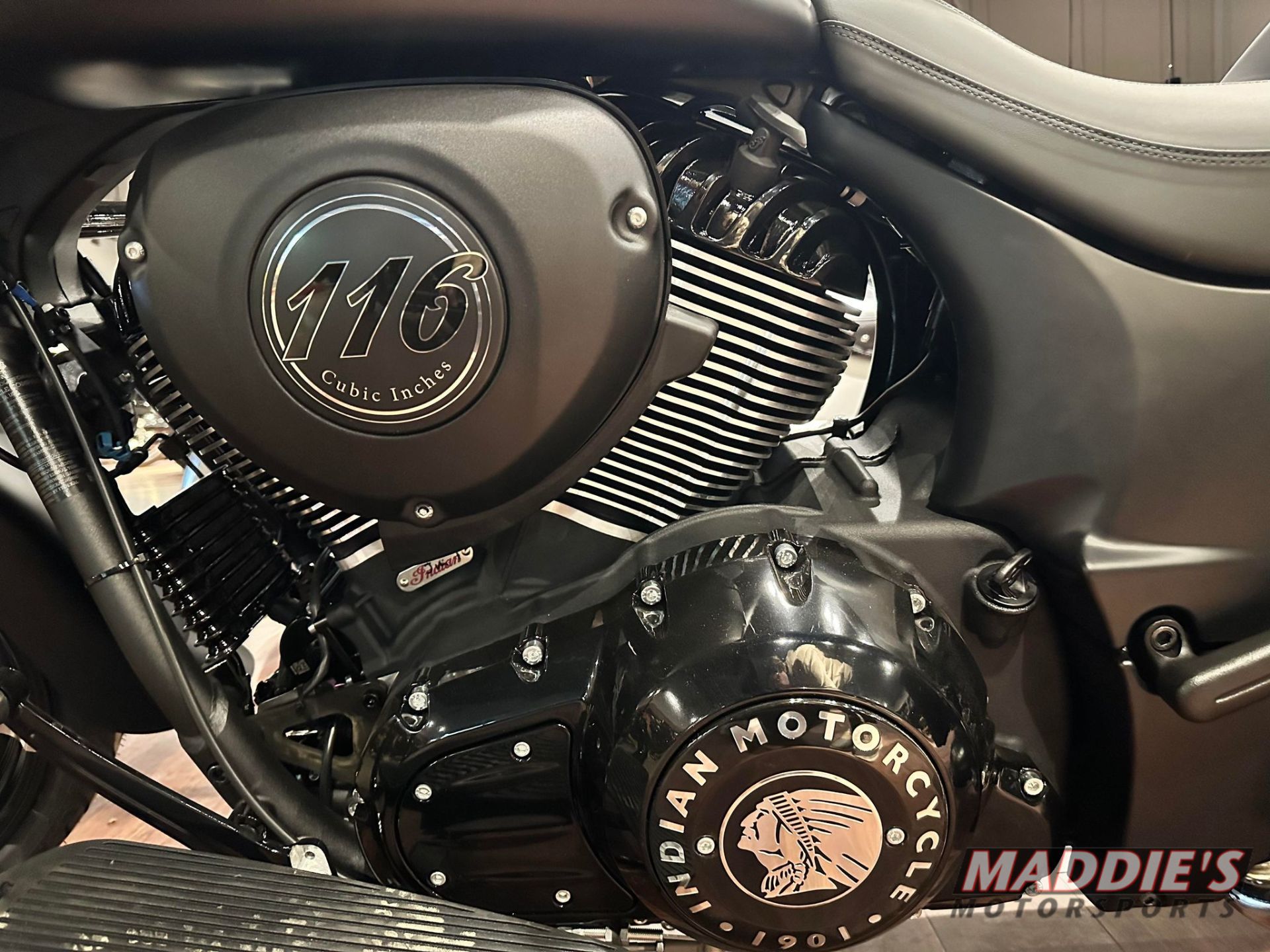 2024 Indian Motorcycle Chieftain® Dark Horse® with PowerBand Audio Package in Dansville, New York - Photo 9