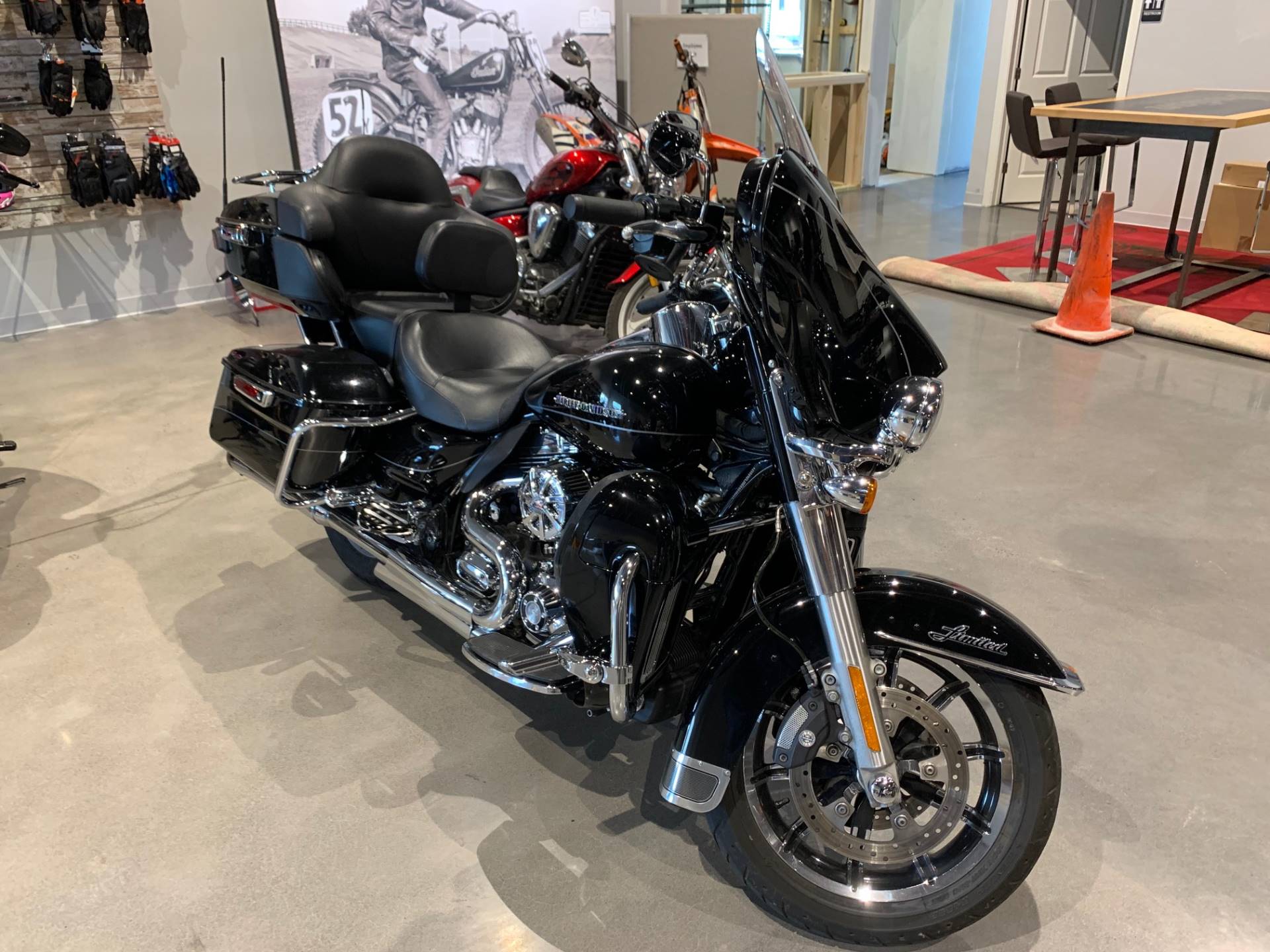 Used 2014 Harley Davidson Ultra Limited Motorcycles In Dansville Ny U66222 Vivid Black Peace Officer Special Edition