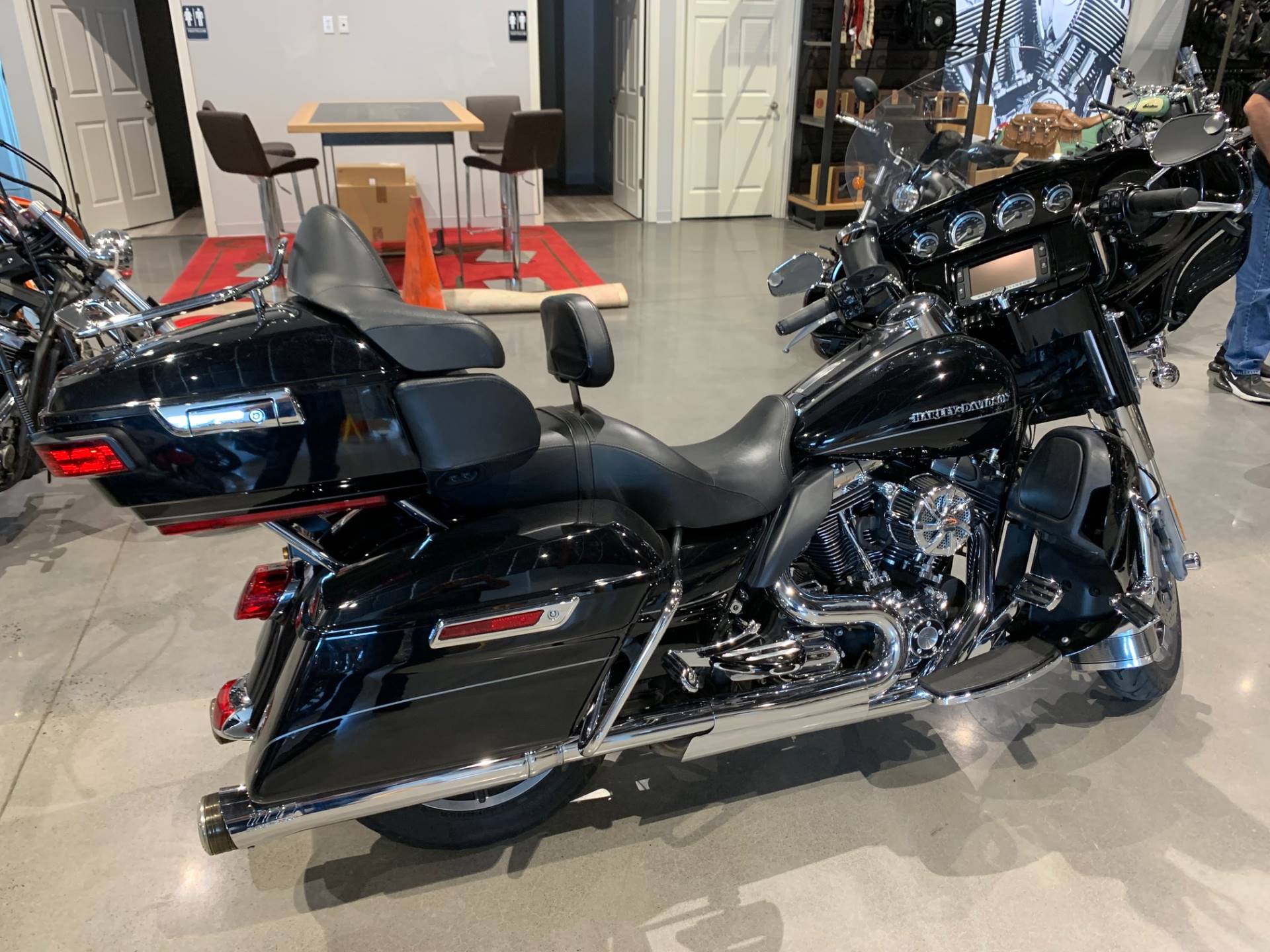 Used 2014 Harley Davidson Ultra Limited Motorcycles In Dansville Ny U66222 Vivid Black Peace Officer Special Edition