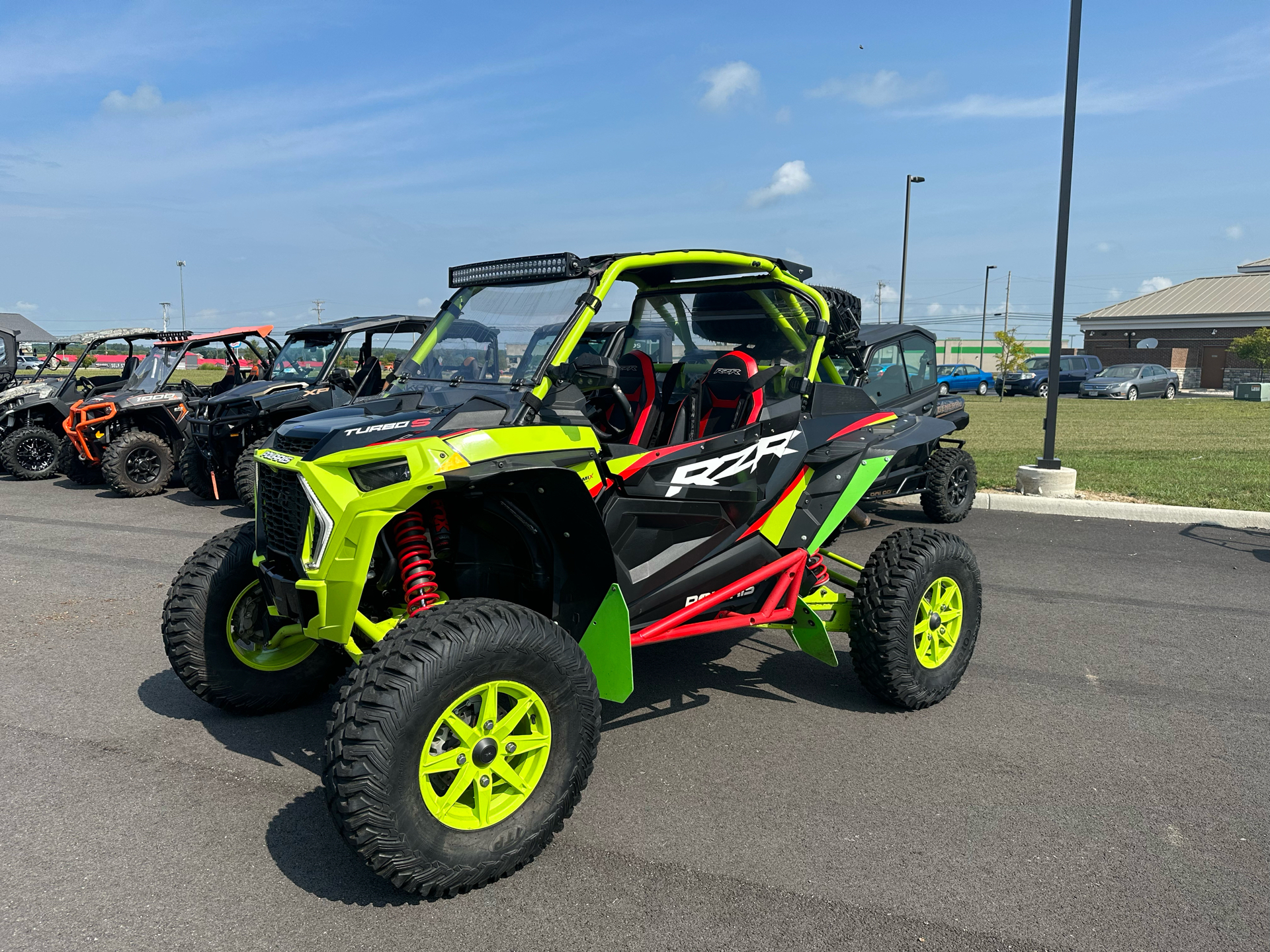 2021 Polaris RZR Turbo S Lifted Lime LE in Sidney, Ohio - Photo 1