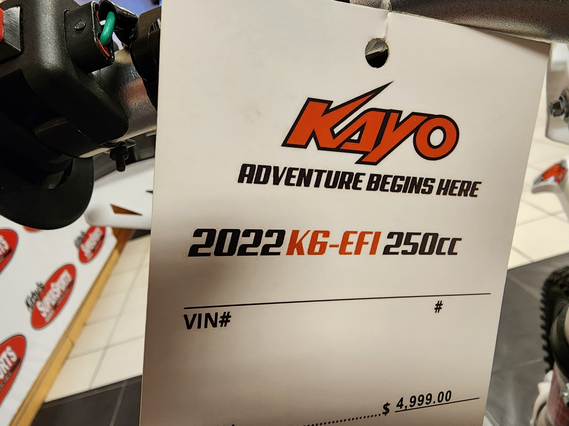 2022 Kayo K6-EFI 250 in Chanute, Kansas - Photo 5