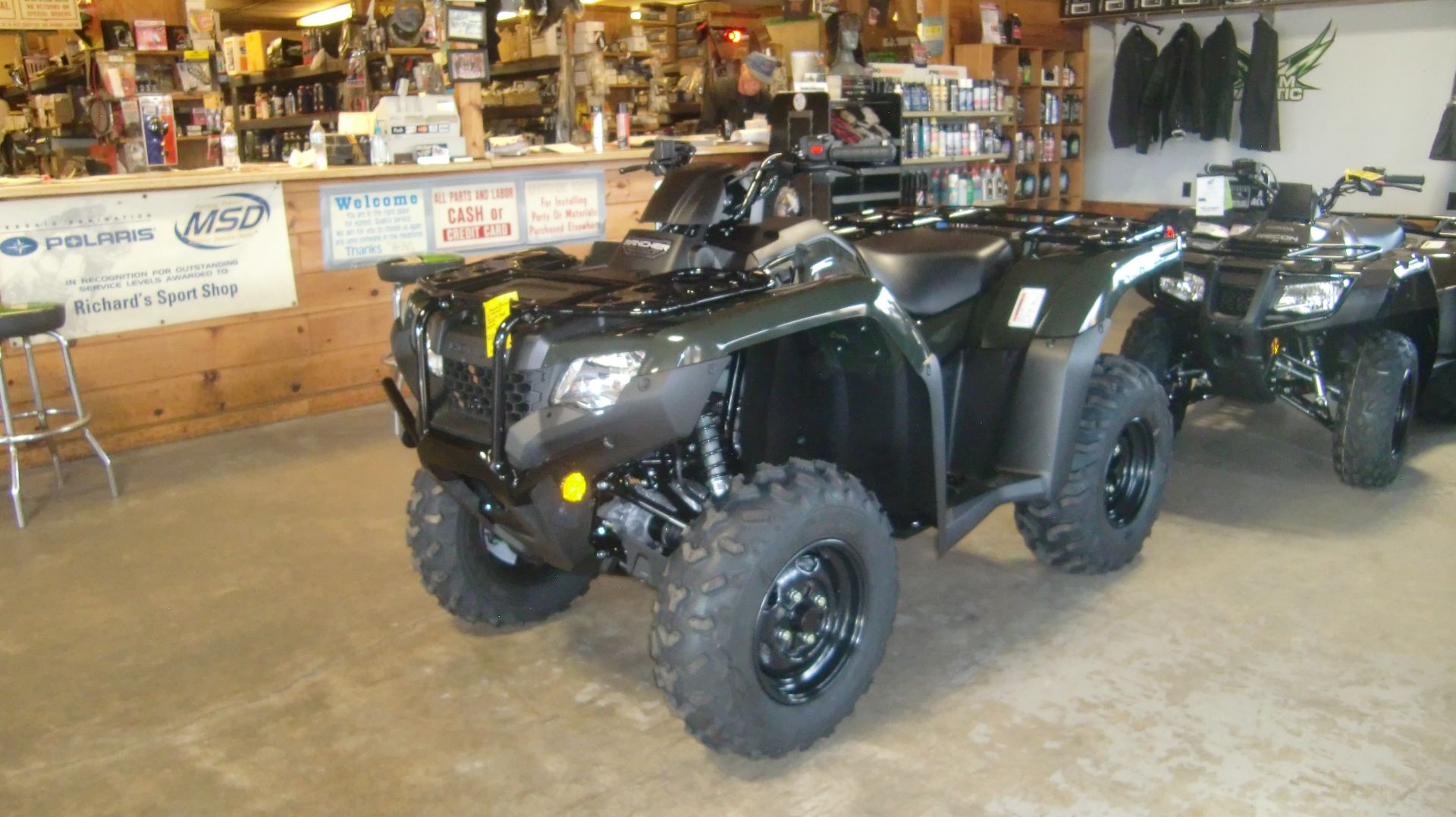 2023 Honda TRX420FA5 Rancher AT IRS 4x4 in Lincoln, Maine - Photo 2