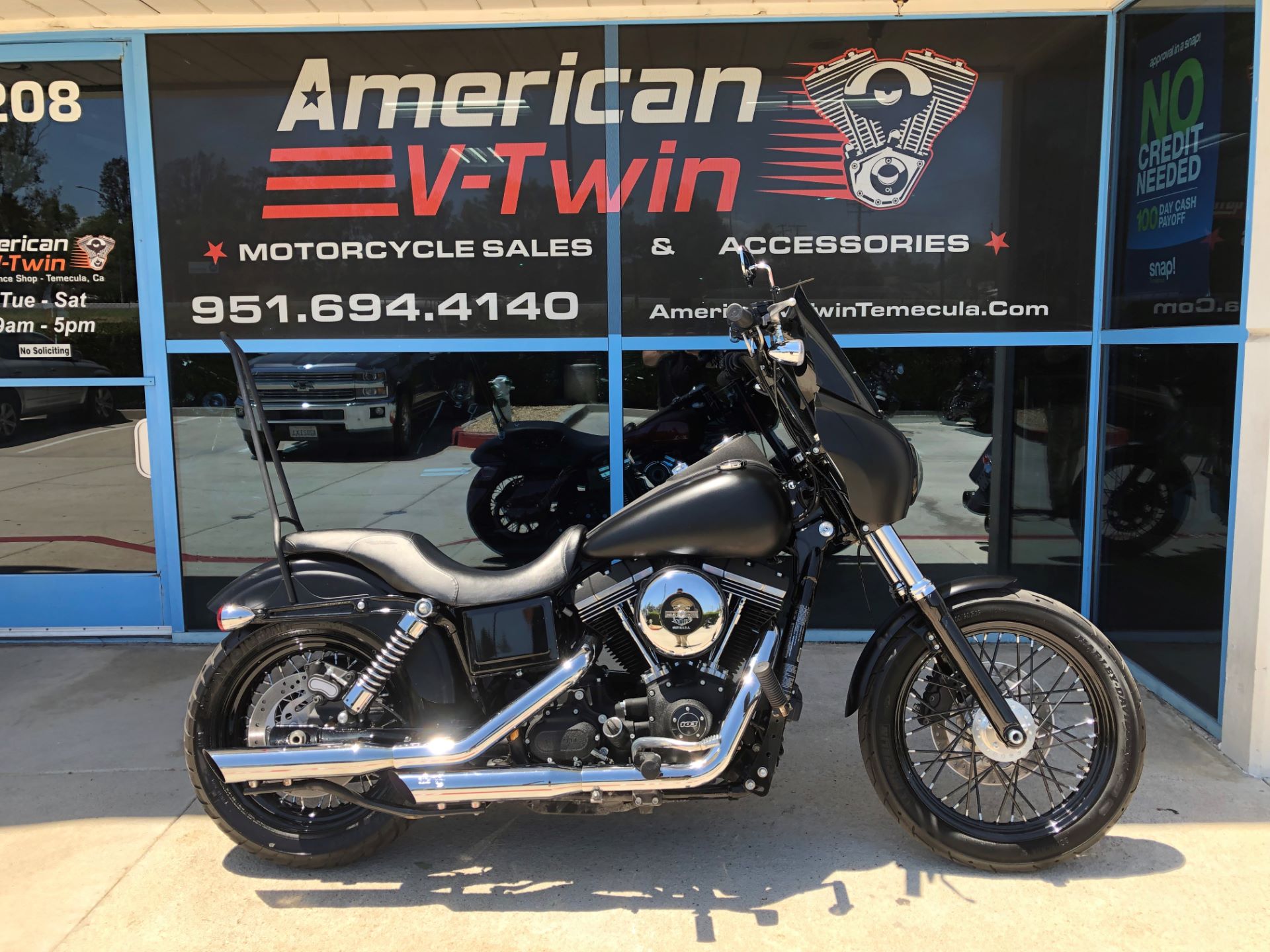 Used 2015 Harley Davidson Street Bob Black Denim Motorcycles In Temecula Ca Har321856