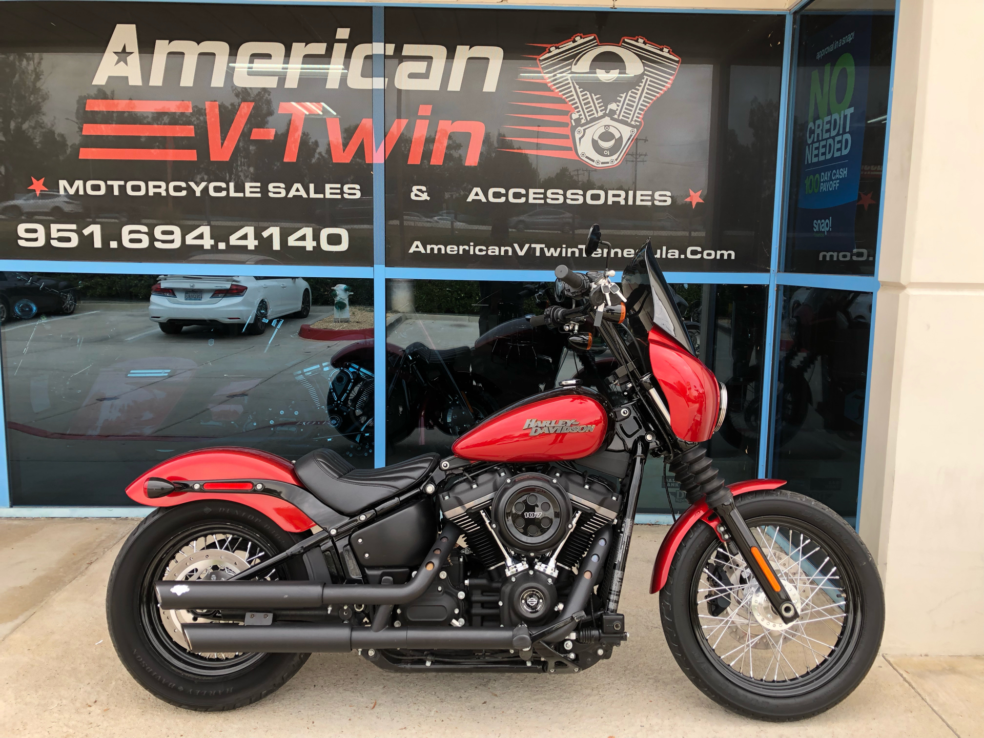 Used 2018 Harley Davidson Street Bob 107 Wicked Red Twisted Cherry Motorcycles In Temecula Ca Har022855