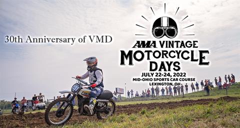 AMA Vintage Motorcycle Days 30th Anniversary