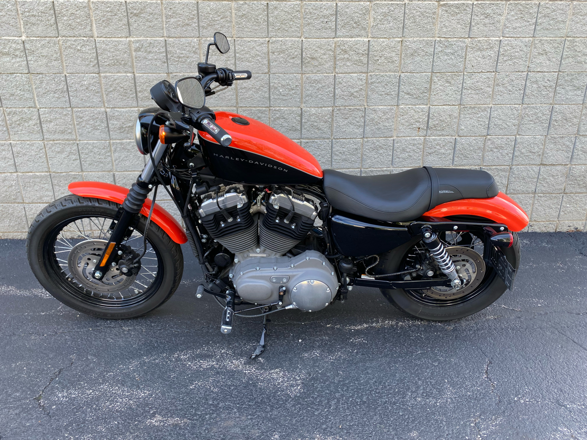 Used 2008 Harley Davidson Sportster 1200 Nightster Two Tone Mirage Orange Pearl Vivid Black Motorcycles In Monroe Mi Hd430218