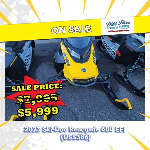 2023 Ski-Doo Renegade Sport 600 EFI ES Cobra 1.35 in Trego, Wisconsin - Photo 1