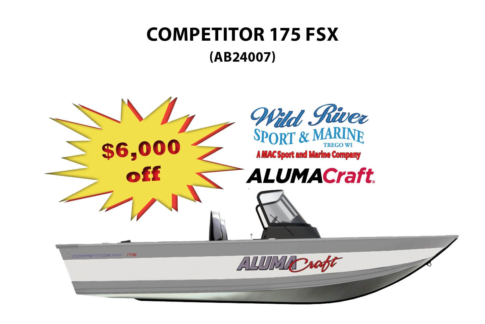2023 Alumacraft Competitor FSX 175 in Trego, Wisconsin - Photo 1
