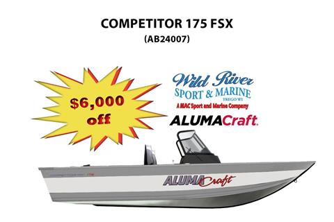 2023 Alumacraft Competitor FSX 175 in Trego, Wisconsin - Photo 1