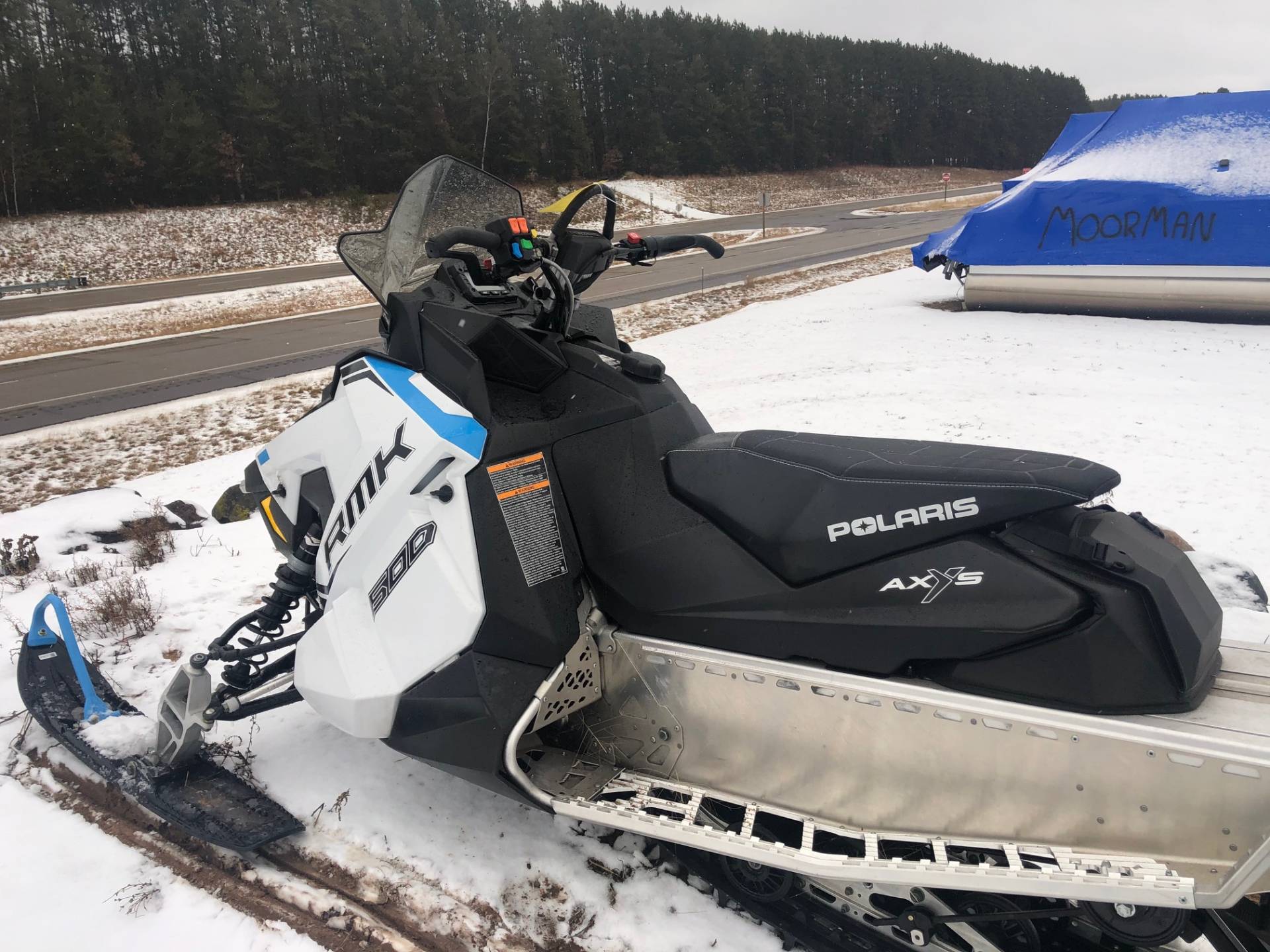 Used Polaris 600 Rmk 144 Es Snowmobiles In Trego Wi N A White Lightning