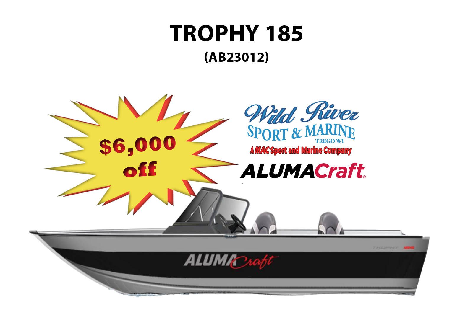2023 Alumacraft Trophy 185 in Trego, Wisconsin - Photo 2