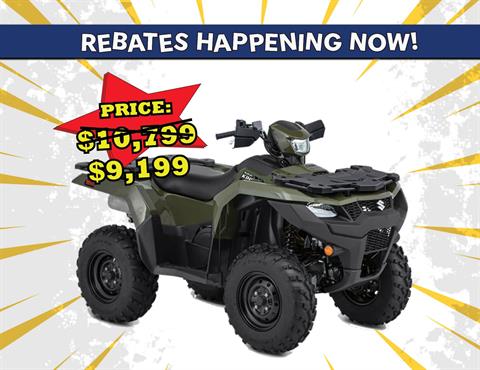 2024 Suzuki KingQuad 750AXi Power Steering in Superior, Wisconsin