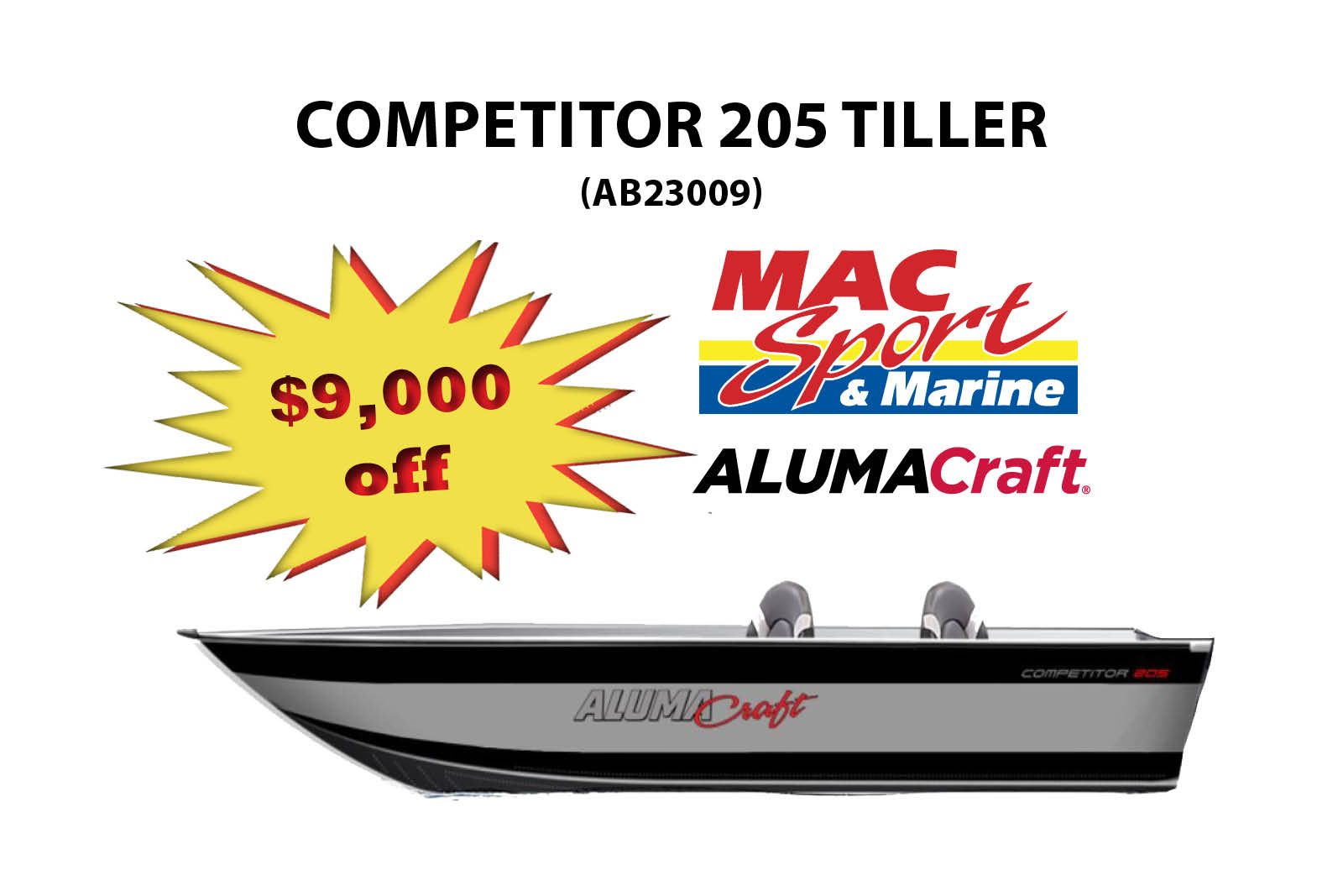 2023 Alumacraft Competitor 205 Tiller in Superior, Wisconsin - Photo 2