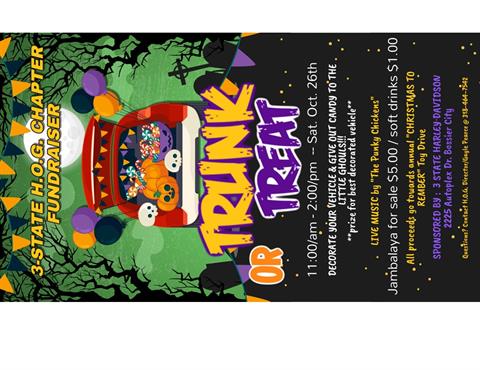 Trunk or Treat: H.O.G. Chapter Fundraiser