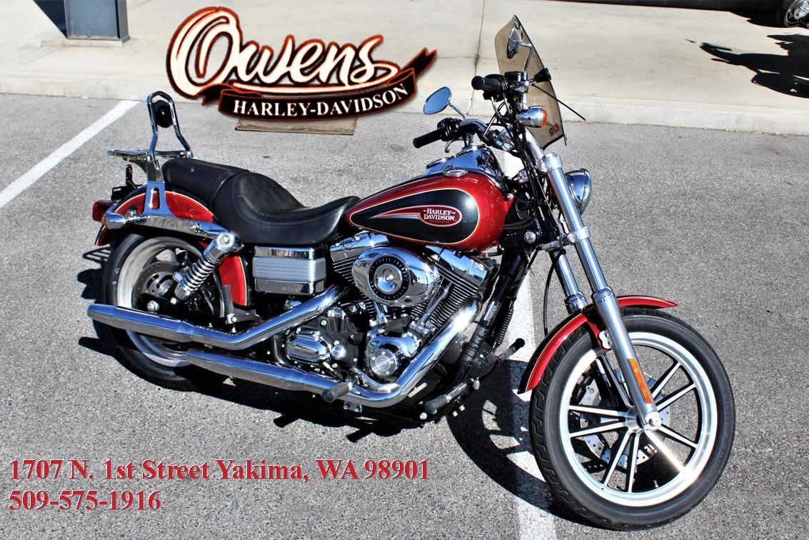 Used 2007 Harley Davidson Dyna Low Rider Two Tone Fire Red Pearl Black Pearl Motorcycles In Yakima Wa 330871