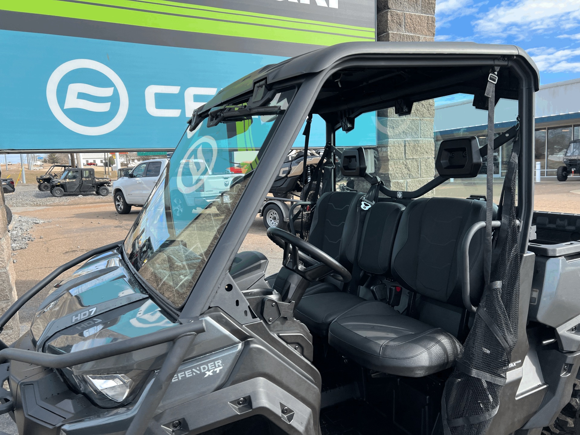 New 2024 CanAm Defender XT HD7 Stone Gray Utility Vehicles in