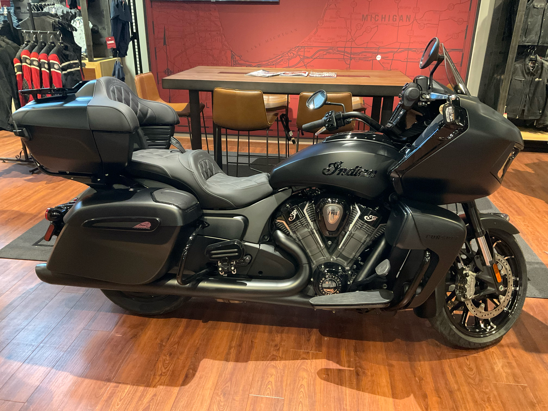 2024 Indian Motorcycle Pursuit® Dark Horse® with PowerBand Audio Package in Elkhart, Indiana - Photo 1