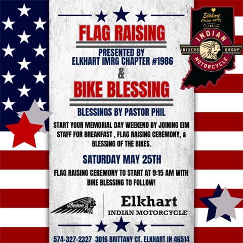 IMRG Flag Raising & Bike Blessing 