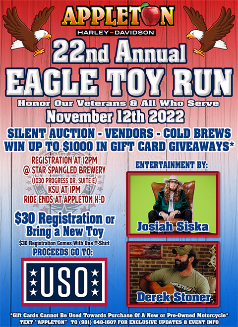 22nd Annual Eagle Toy Run