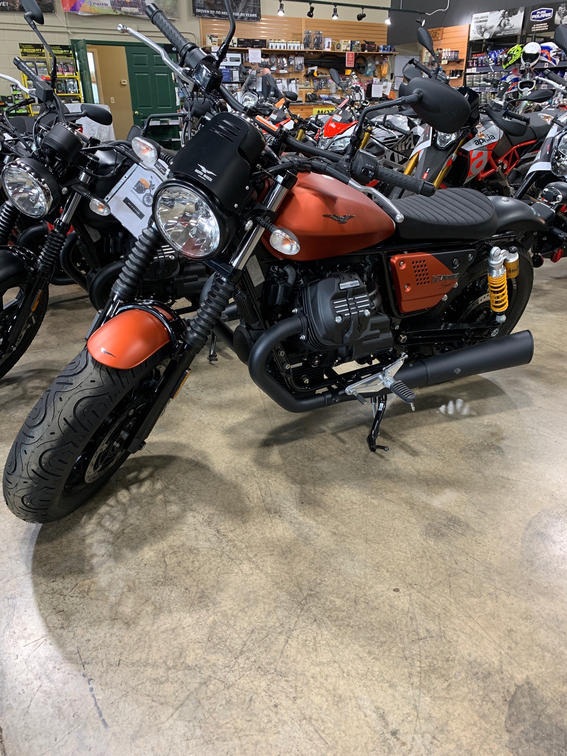 2019 Moto Guzzi V9 Bobber Sport Motorcycles Woodstock Illinois M128