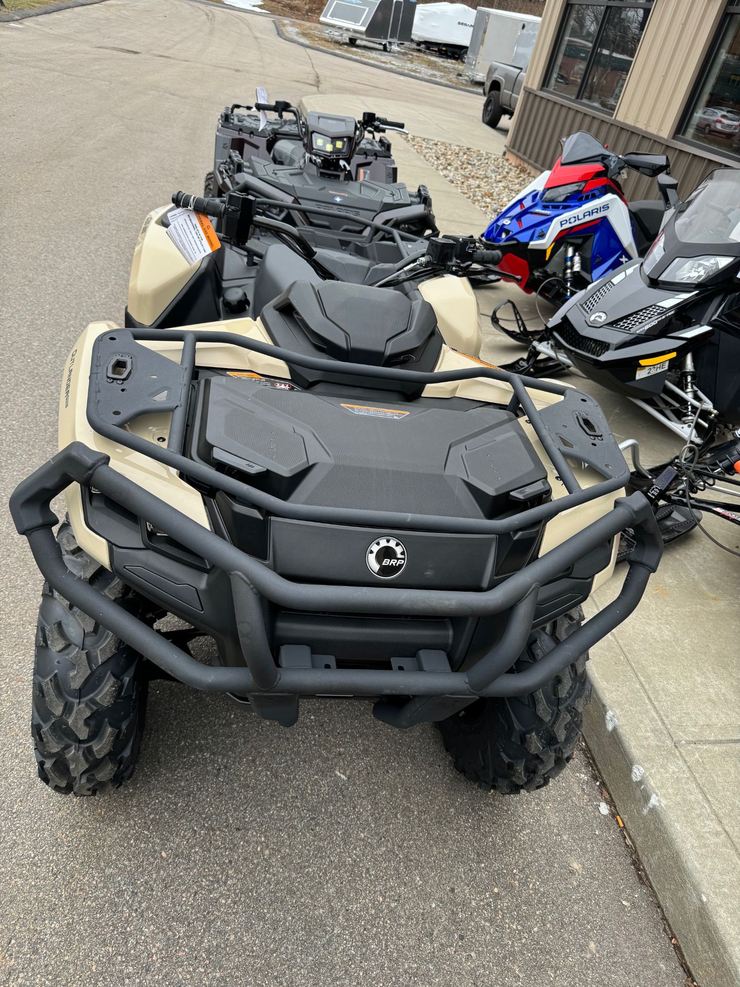 New 2024 CanAm Outlander PRO XU HD7 Desert Tan ATVs For Sale ATVs in