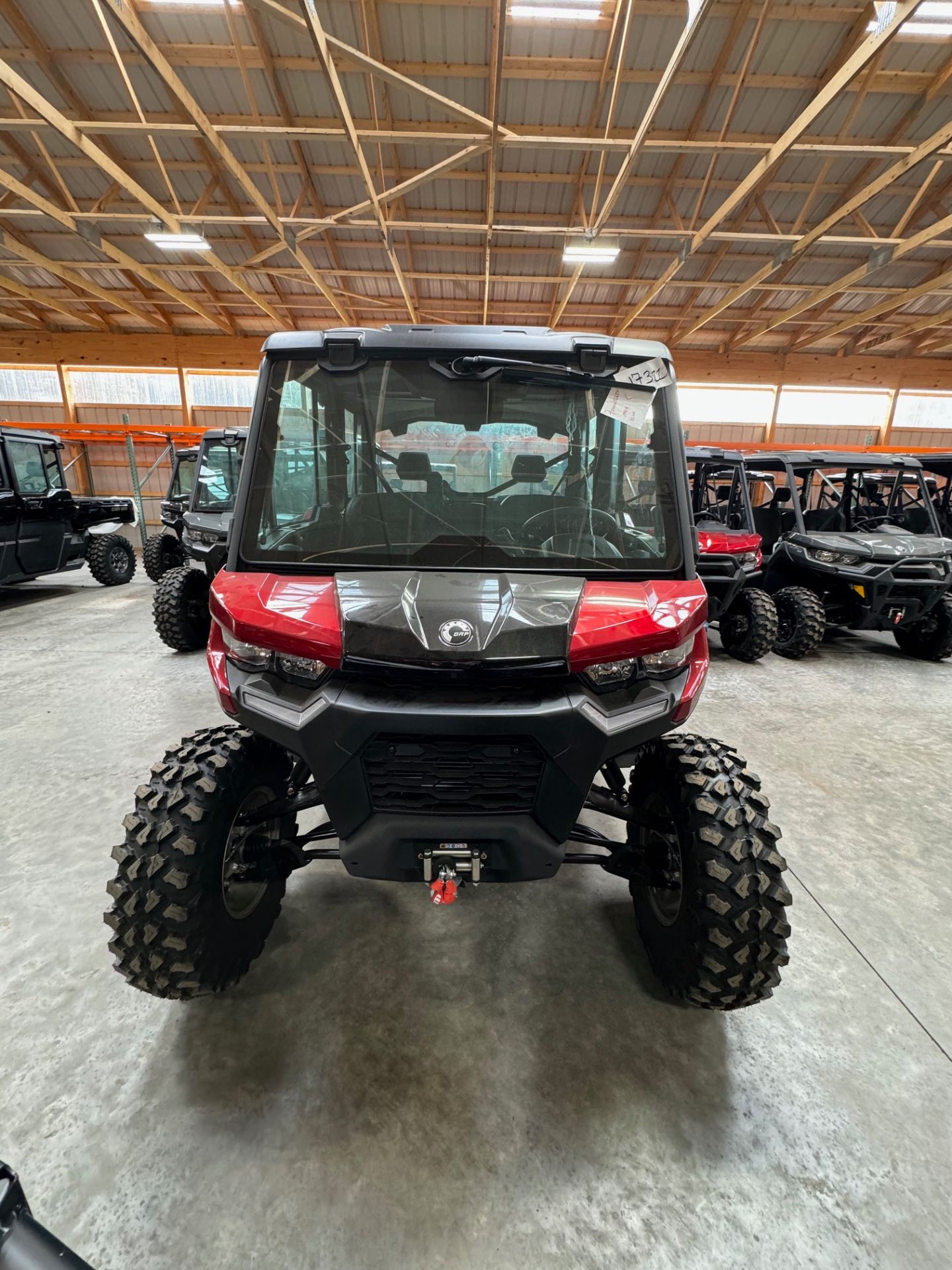 New 2024 CanAm Defender MAX Limited Fiery Red Utility Vehicles For