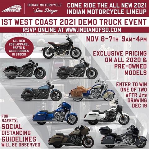 2021 INDIAN MOTORCYCLE DEMO EVENT 