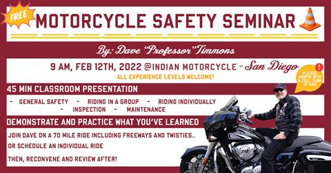 Motorcycle Safety Presentation and Ride - All Bikes and Skill Levels Welcome!