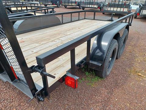 2024 Carry-On Trailers 6'4" x 14' Landscape Trailer w/ Square Tube Top Rail in Quakertown, Pennsylvania - Photo 2