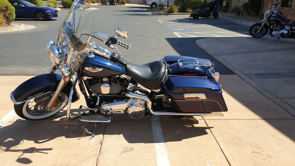 road king bags on softail