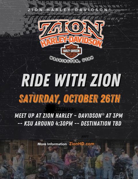 Ride With ZionHD® - Final For 2024