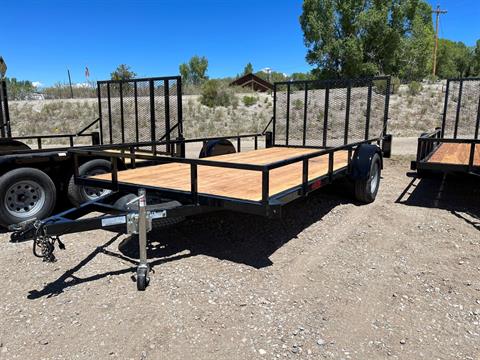 2023 Echo Trailers Echo Advantage 7x14 Wood Deck in Pinedale, Wyoming
