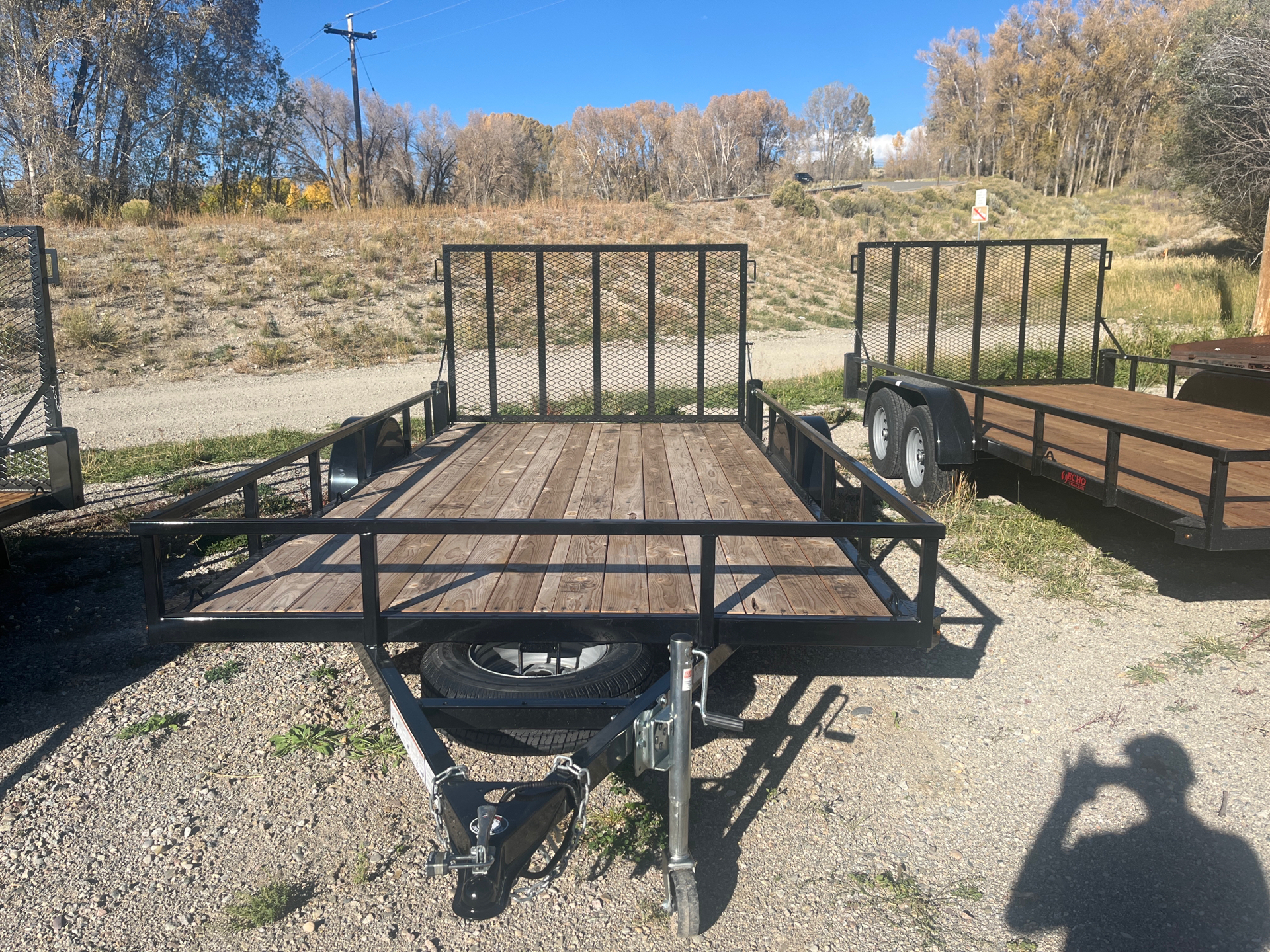 2024 Echo Trailers Echo Advantage 7x14 wood deck in Pinedale, Wyoming - Photo 1