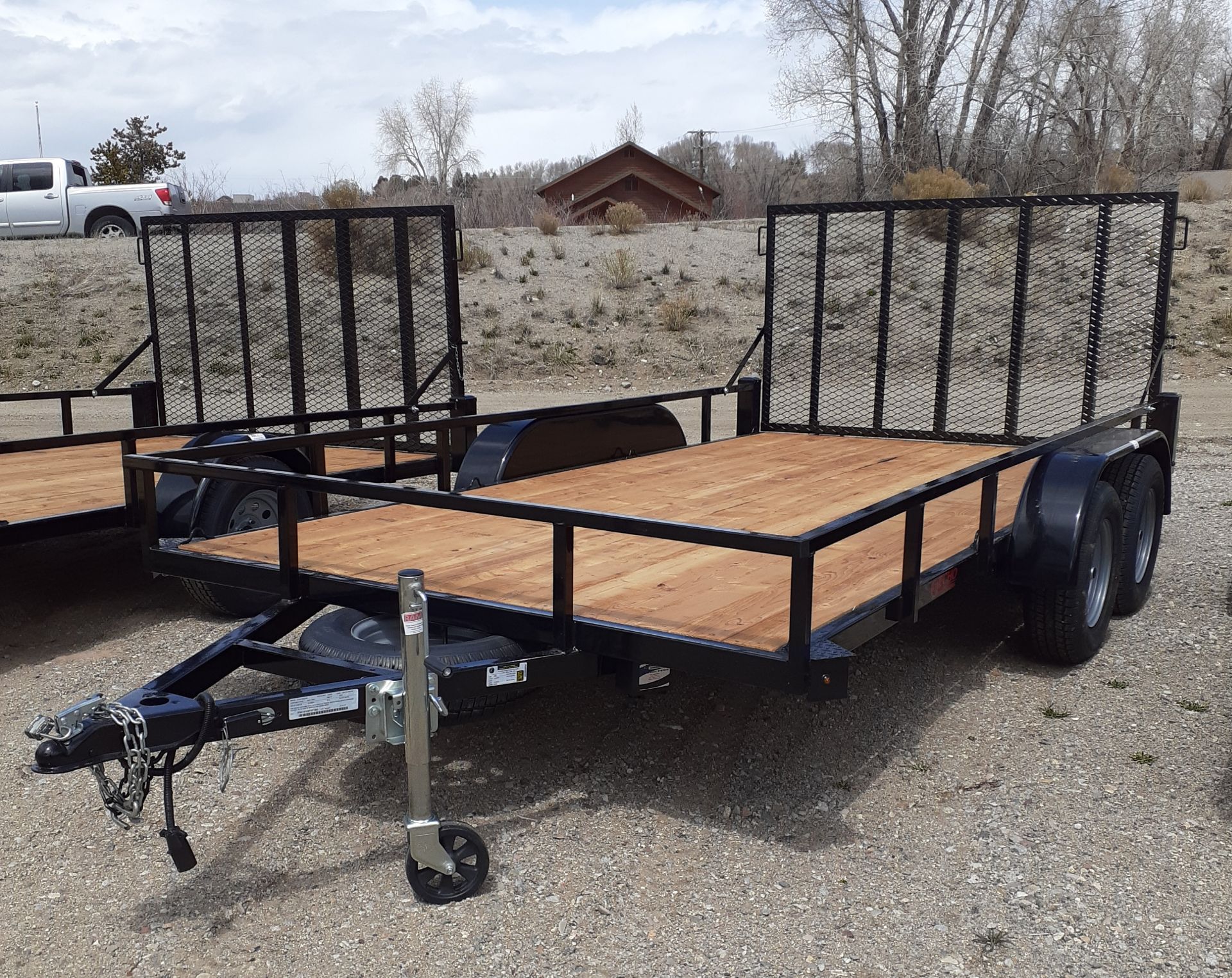 2023 Echo Trailers Echo Advantage 7x14 Wood Deck Tandem in Pinedale, Wyoming