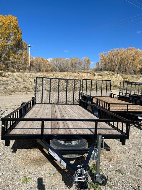 2023 Echo Trailers Echo Advantage 7x14 w/side ramps wood deck in Pinedale, Wyoming - Photo 1