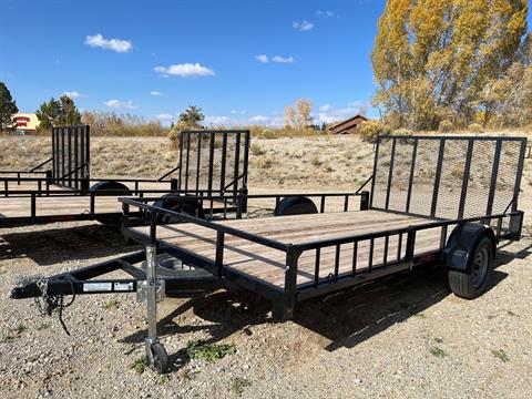 2023 Echo Trailers Echo Advantage 7x14 w/side ramps wood deck in Pinedale, Wyoming - Photo 2