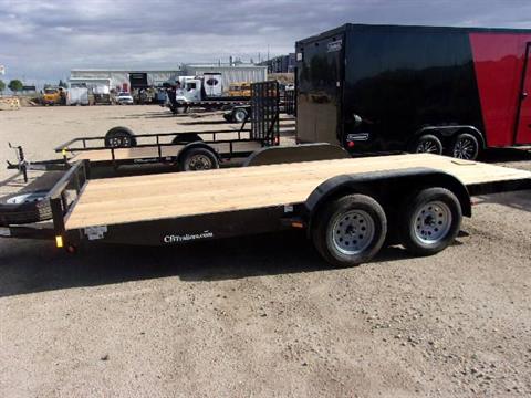 2023 C&B Trailers 16' 7K flatbed car hauler in Rock Springs, Wyoming