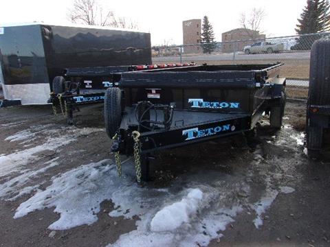 2024 Teton Trailer Mfg. LLC 7 x 14 14K dump trailer in Rock Springs, Wyoming - Photo 1