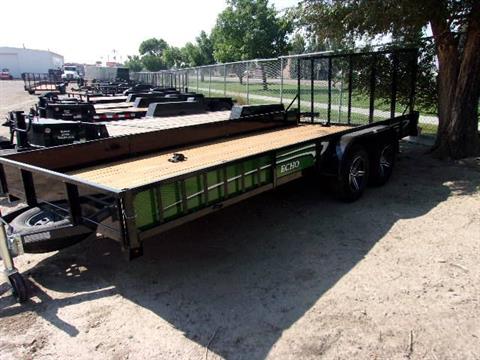 2023 Voyager & Echo Trailers Echo Ultimate 7x17 w/ramps green in Rock Springs, Wyoming - Photo 2