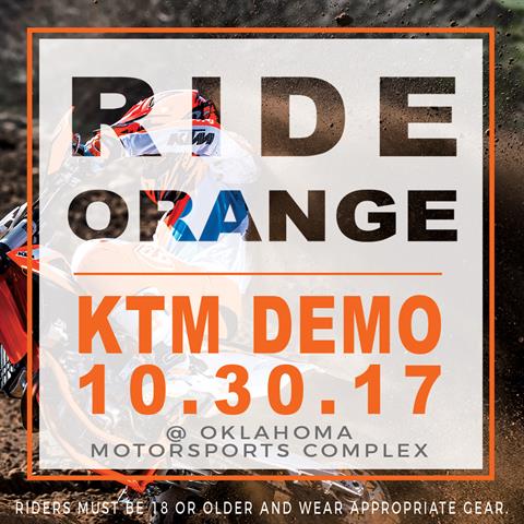 KTM Demo Ride Day // Oklahoma Motorsports Complex