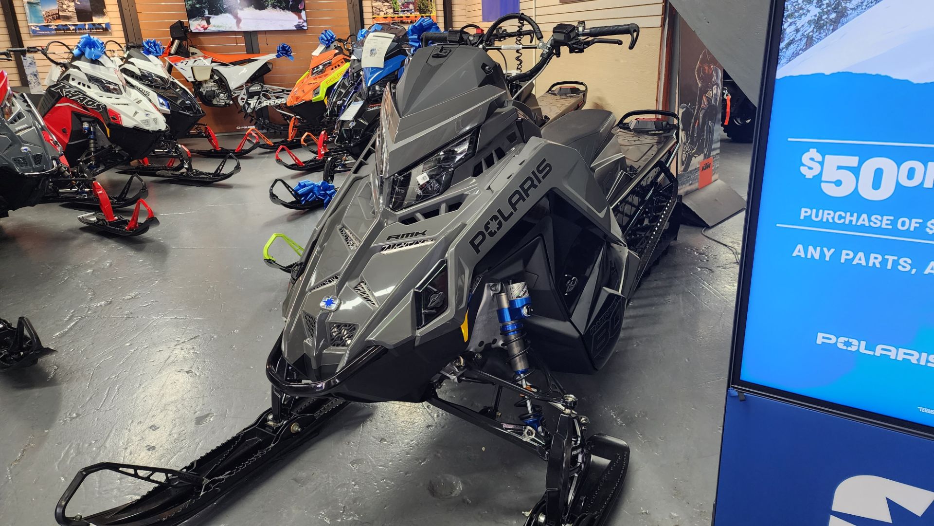 2024 Polaris Patriot Boost PRO RMK Slash 155 SC in Bend, Oregon - Photo 1